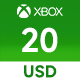 Xbox Live Gift Card 20 USD Xbox Live Key UNITED STATES